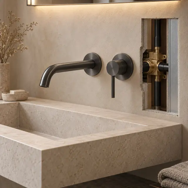 Concealed basin faucet — concept visual