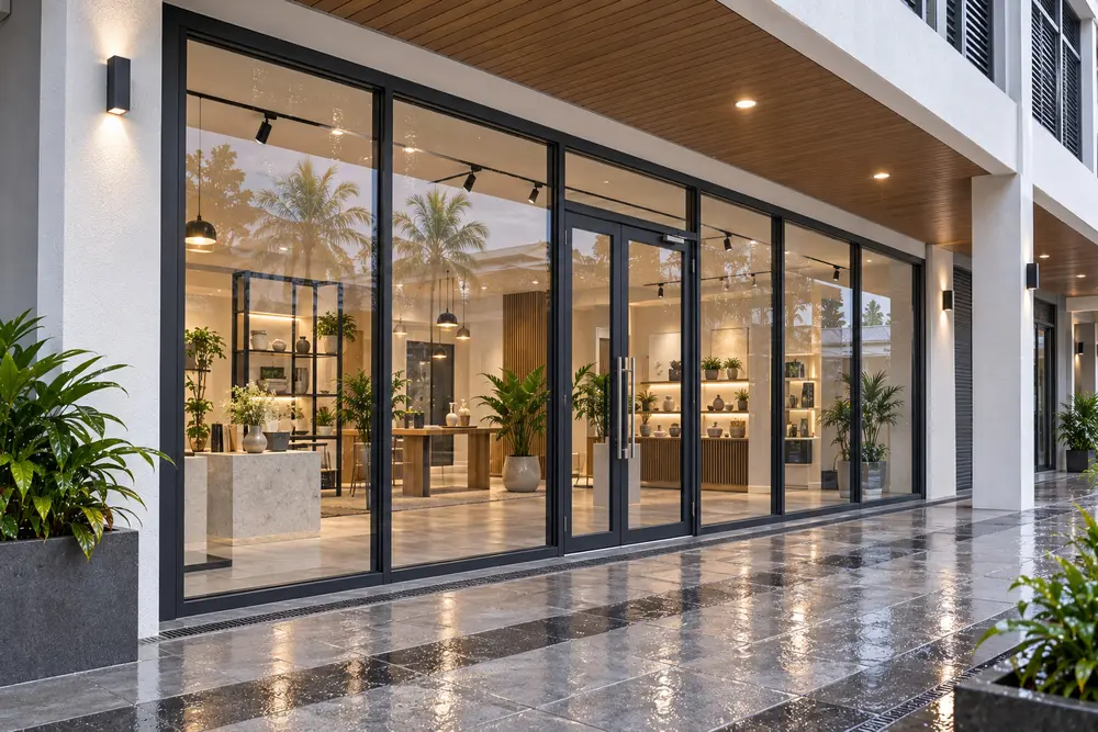 Glass works design concept