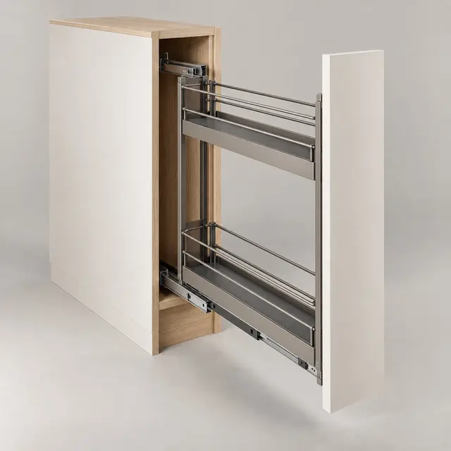 Narrow condiment pull-out — concept visual