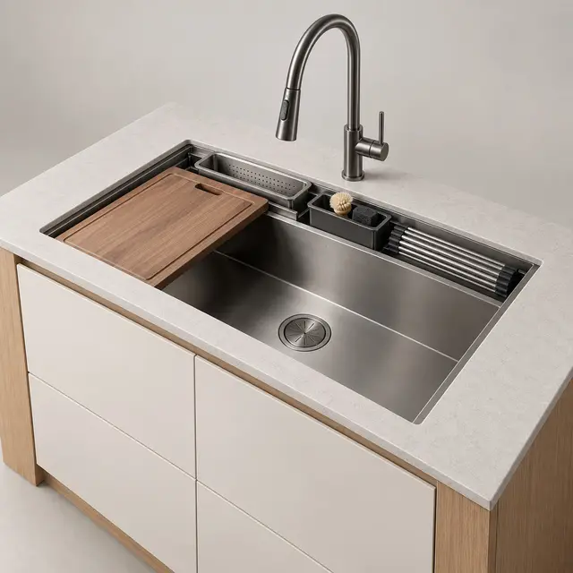 Multifunction storage sink — concept visual