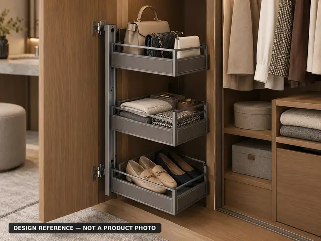 Side storage basket — concept visual