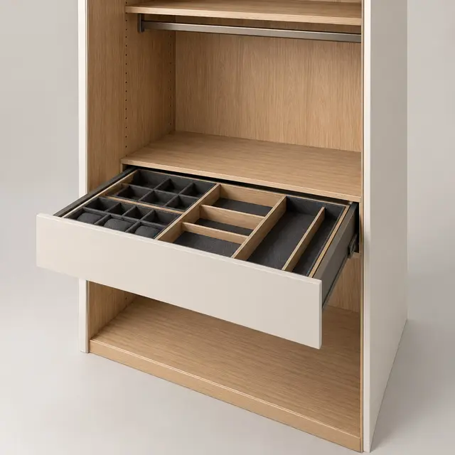 Accessory storage drawer — concept visual