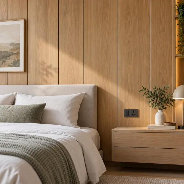 Smooth Timbergrain WPC Panel (Essential) — concept visual