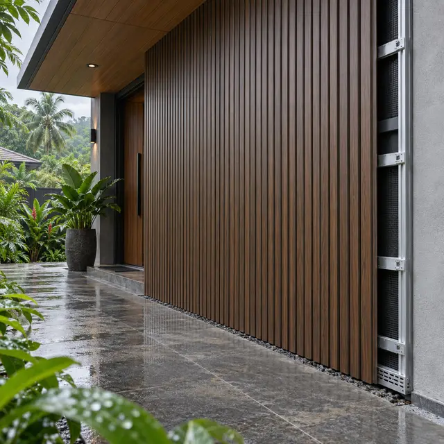 Sheltered Exterior WPC Cladding (Bespoke) — concept visual