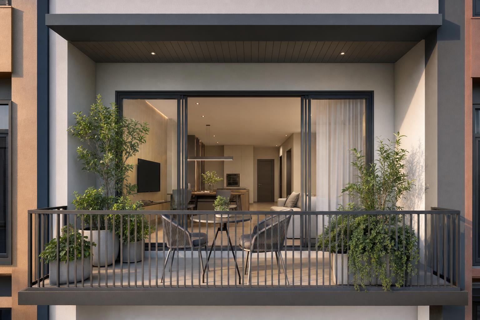 balcony and outdoor edge — concept study