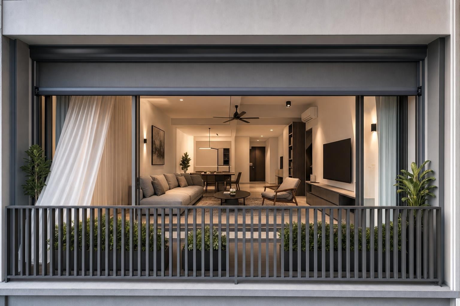 balcony and outdoor edge — concept study