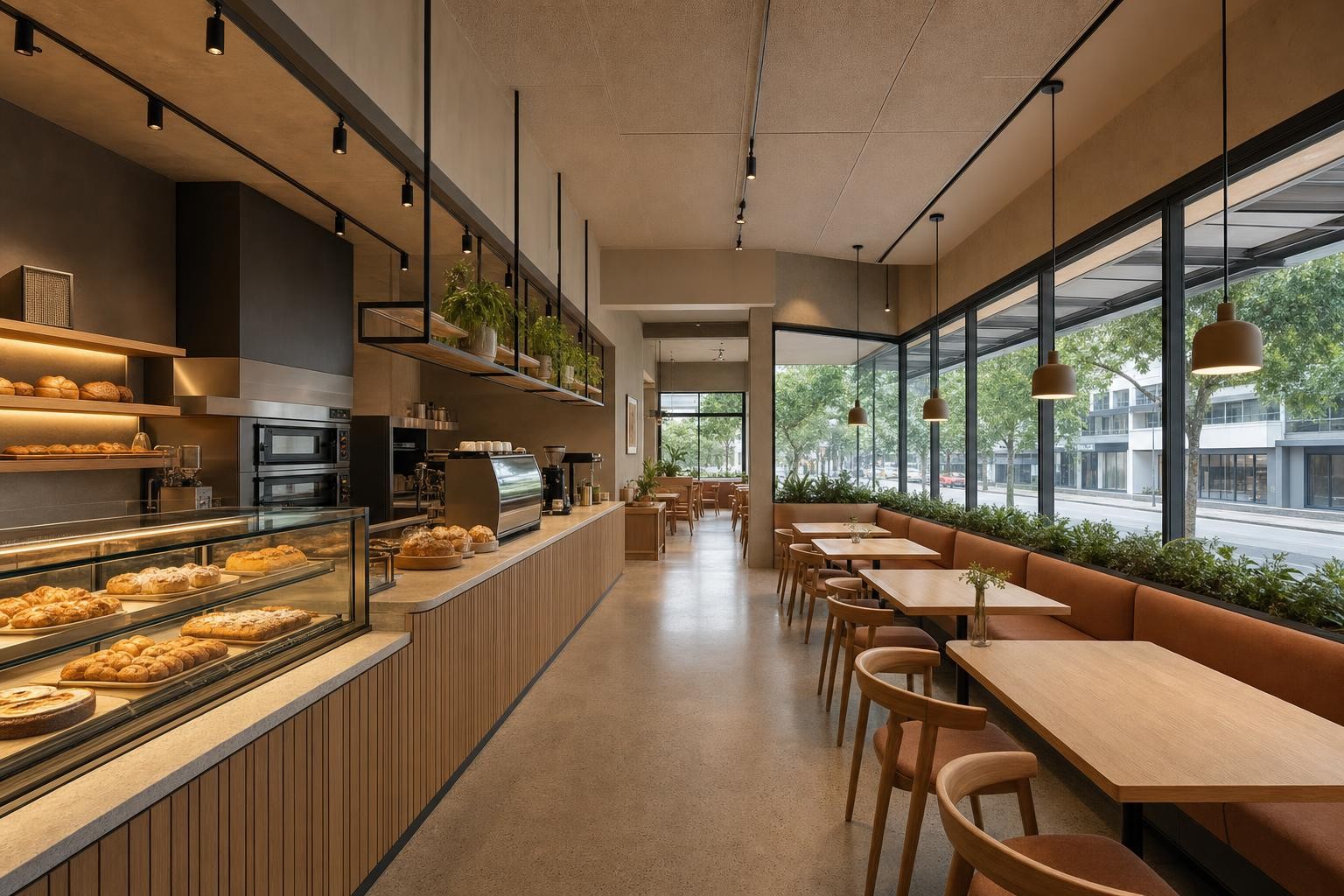 cafe and bakery — concept study