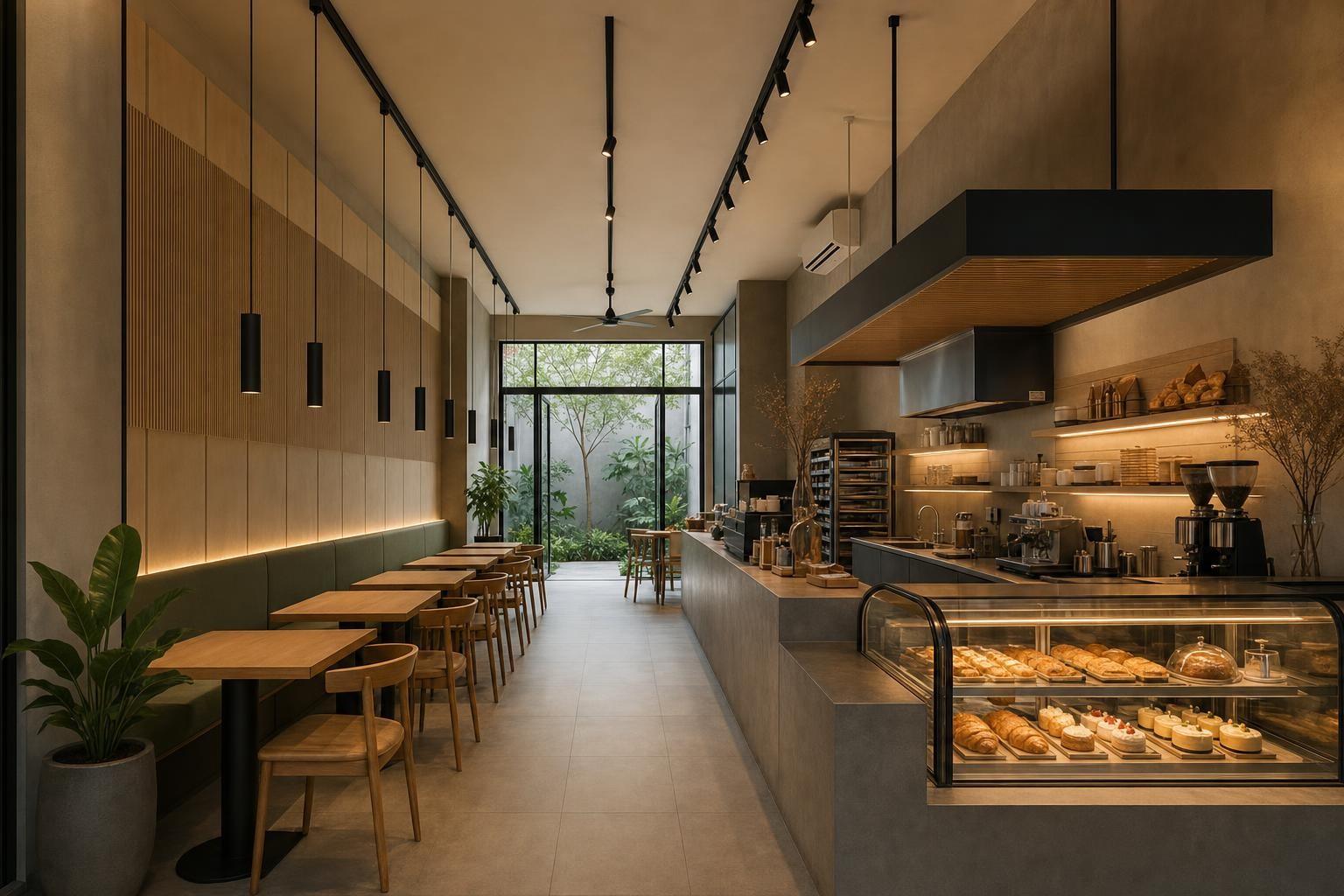 cafe and bakery — concept study