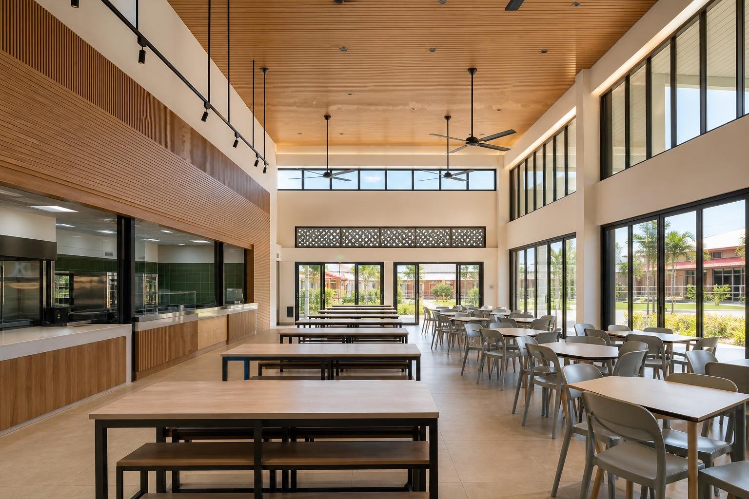 school dining hall canteen