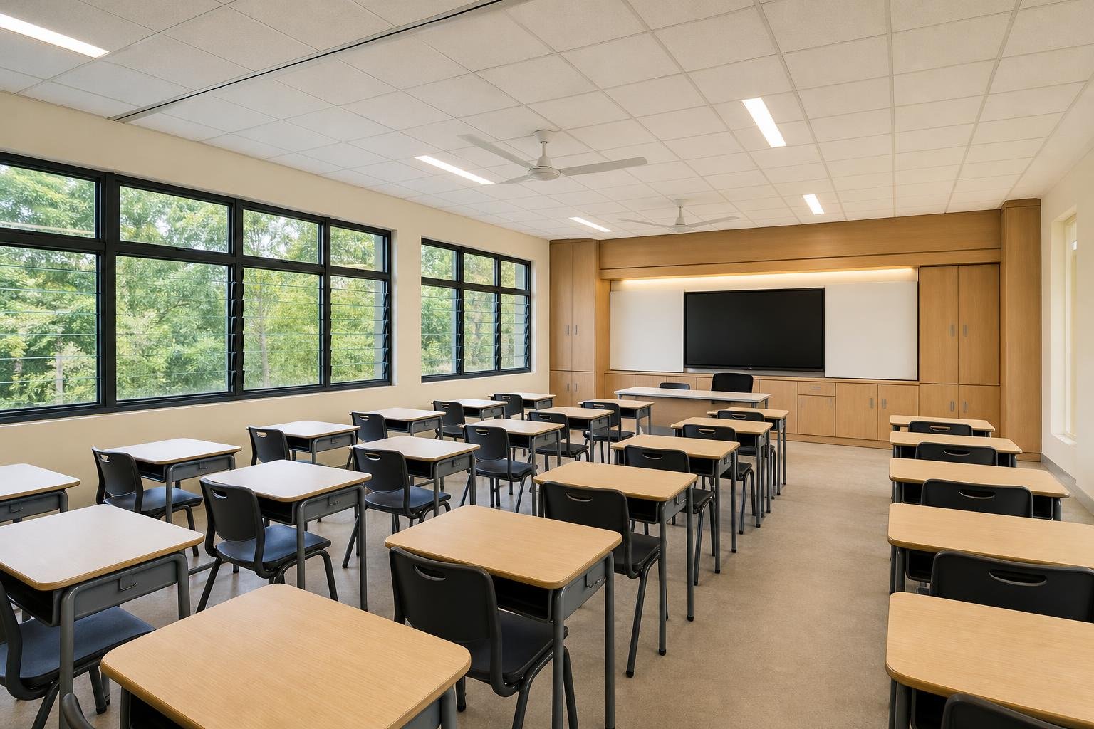 standard teaching classroom — concept study