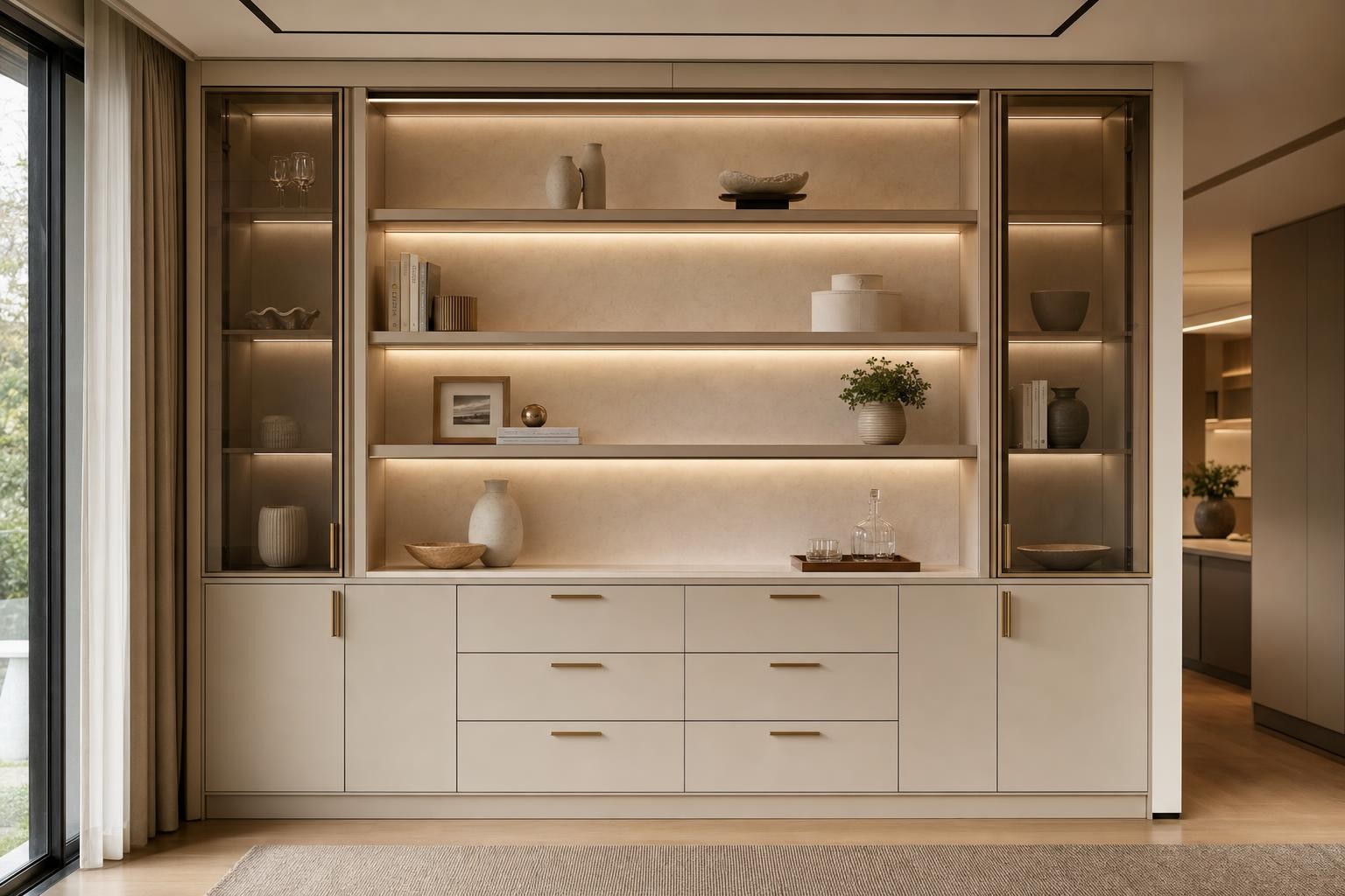 Cream Luxury · Display cabinetry