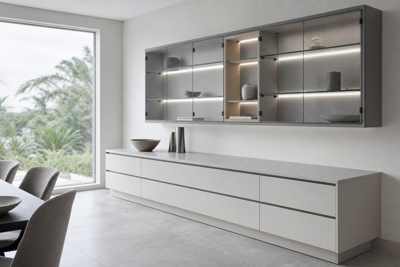 Simple Modern Minimalist · Display cabinetry