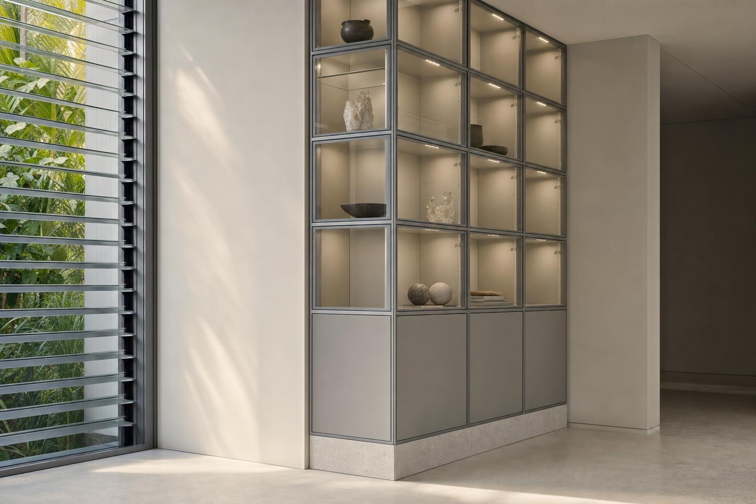 Simple Modern Minimalist · Display cabinetry