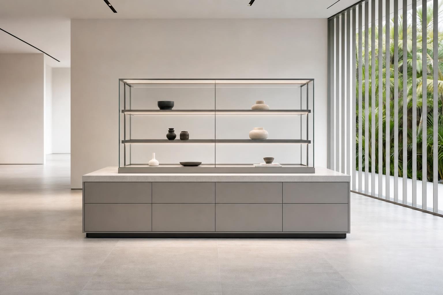 Simple Modern Minimalist · Display cabinetry
