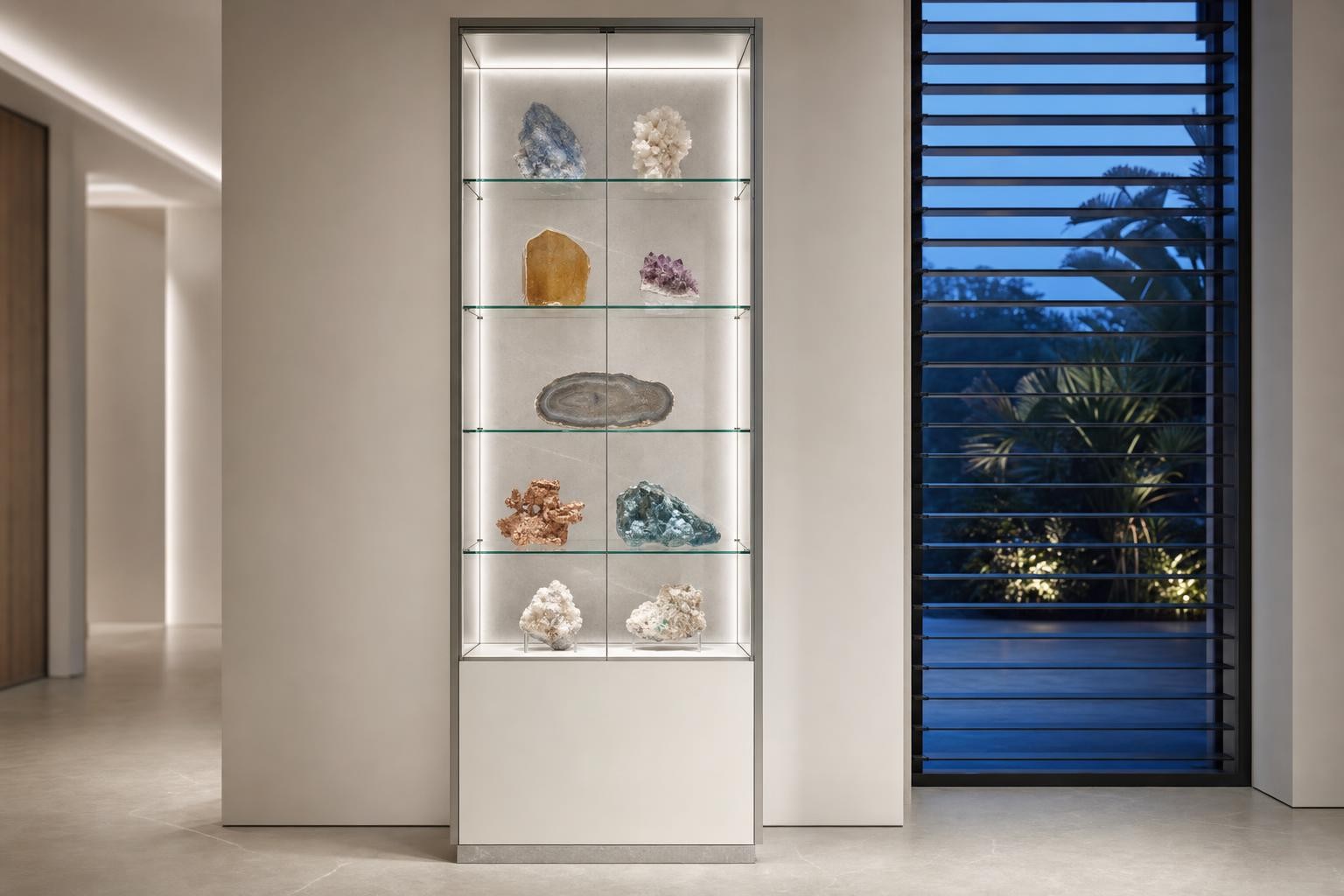 Simple Modern Minimalist · Display cabinetry