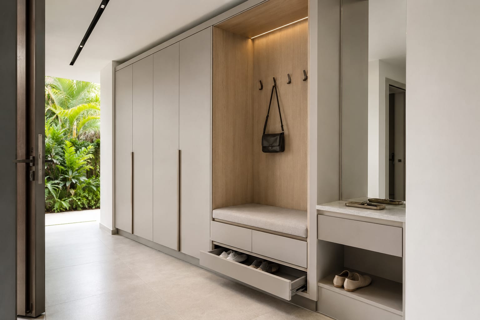 Simple Modern Minimalist · Entrance