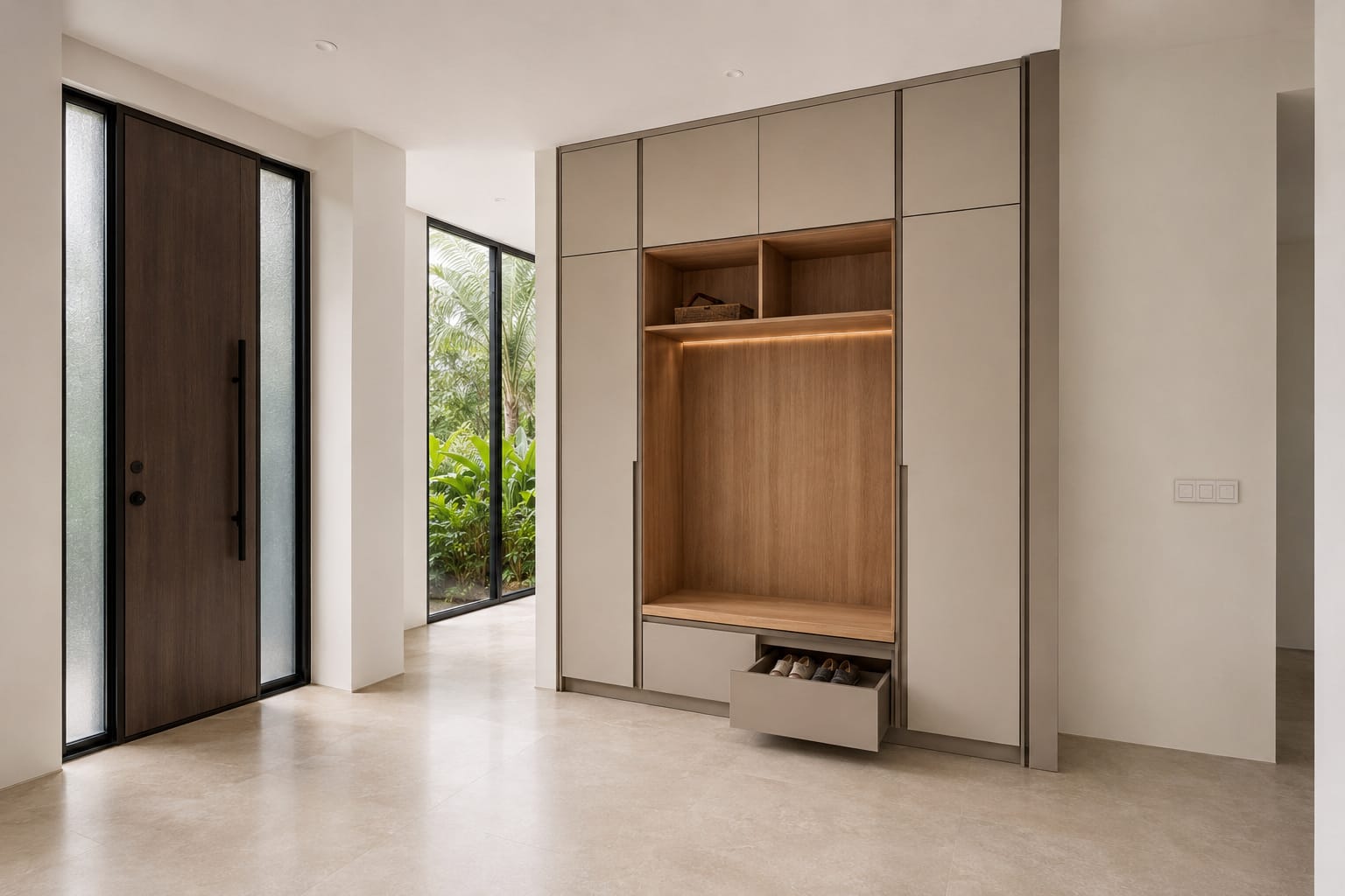 Simple Modern Minimalist · Entrance