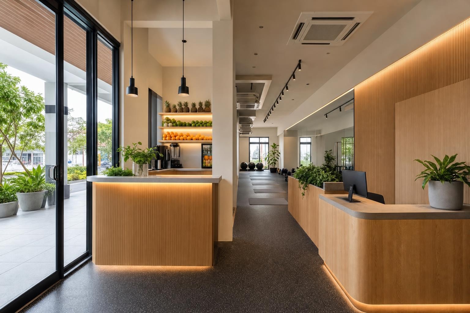 fitness and wellness studio — concept study