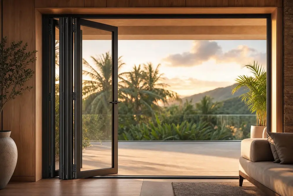 Design concept for this decision — Warm Wood Modern style
