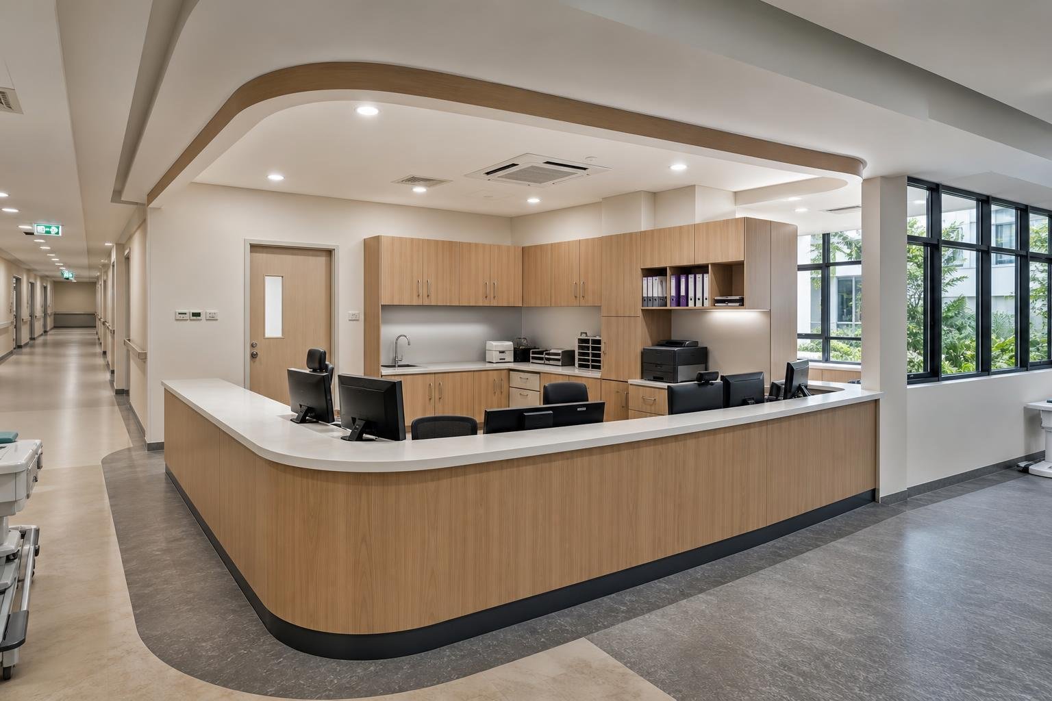 hospital nurse station — concept study