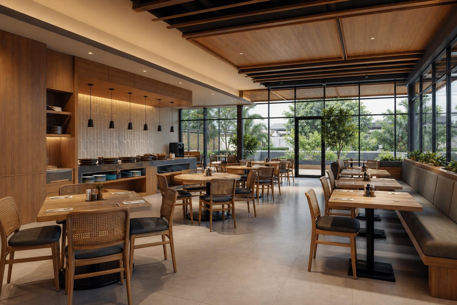 casual all-day dining restaurant — concept study