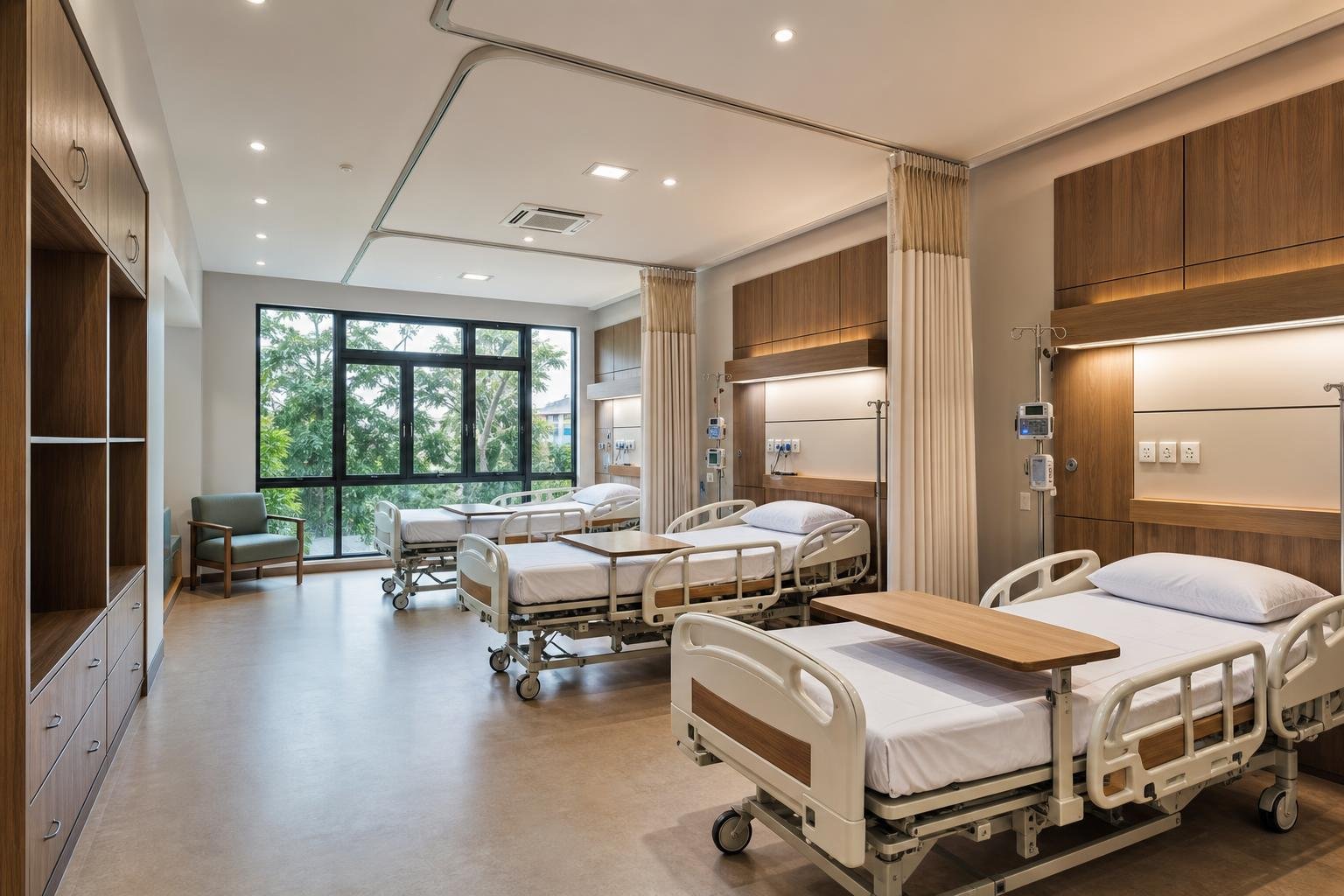 multi-bed hospital ward — concept study