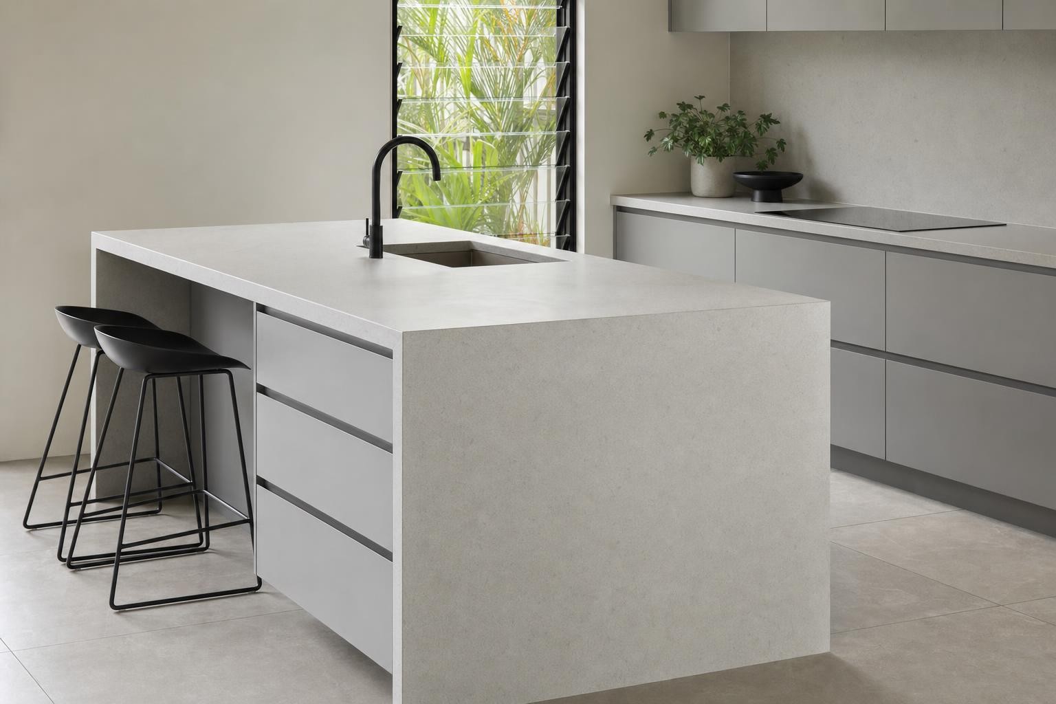 Simple Modern Minimalist · Kitchen island