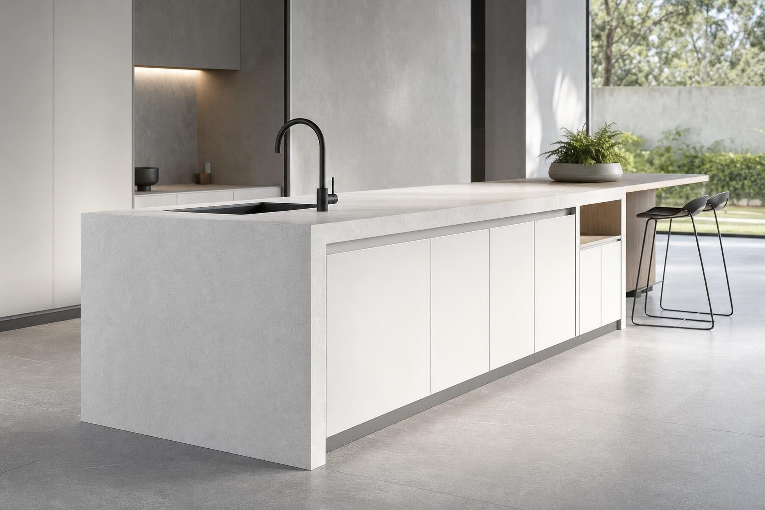 Simple Modern Minimalist · Kitchen island