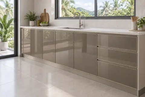 AquaGlass door finish — Gloss