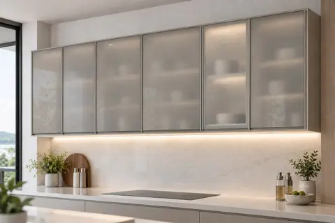 AquaGlass wall-cabinet front — Translucent