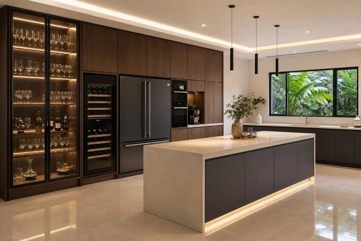 Kitchens concept render — Executive Modern Office style