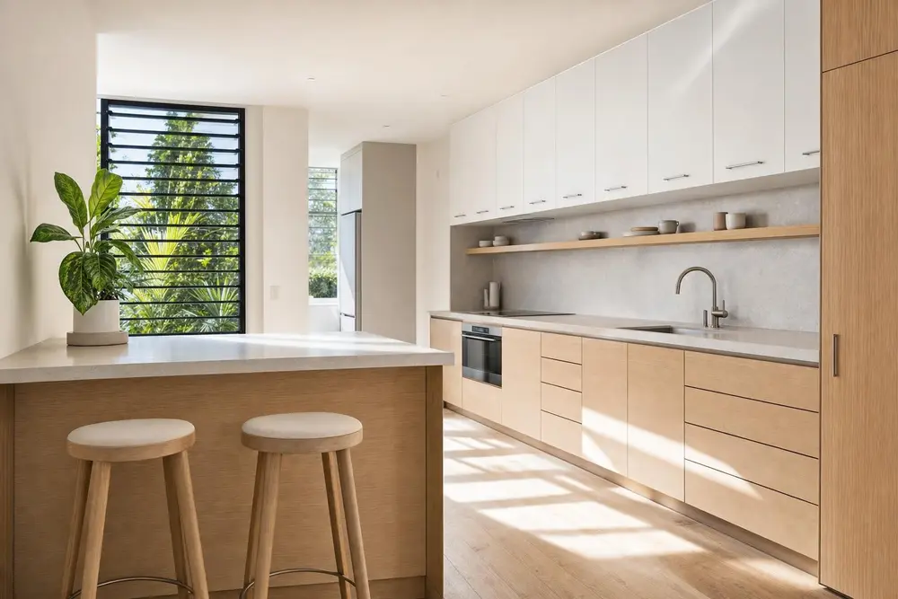 Kitchen design concept — Scandinavian style