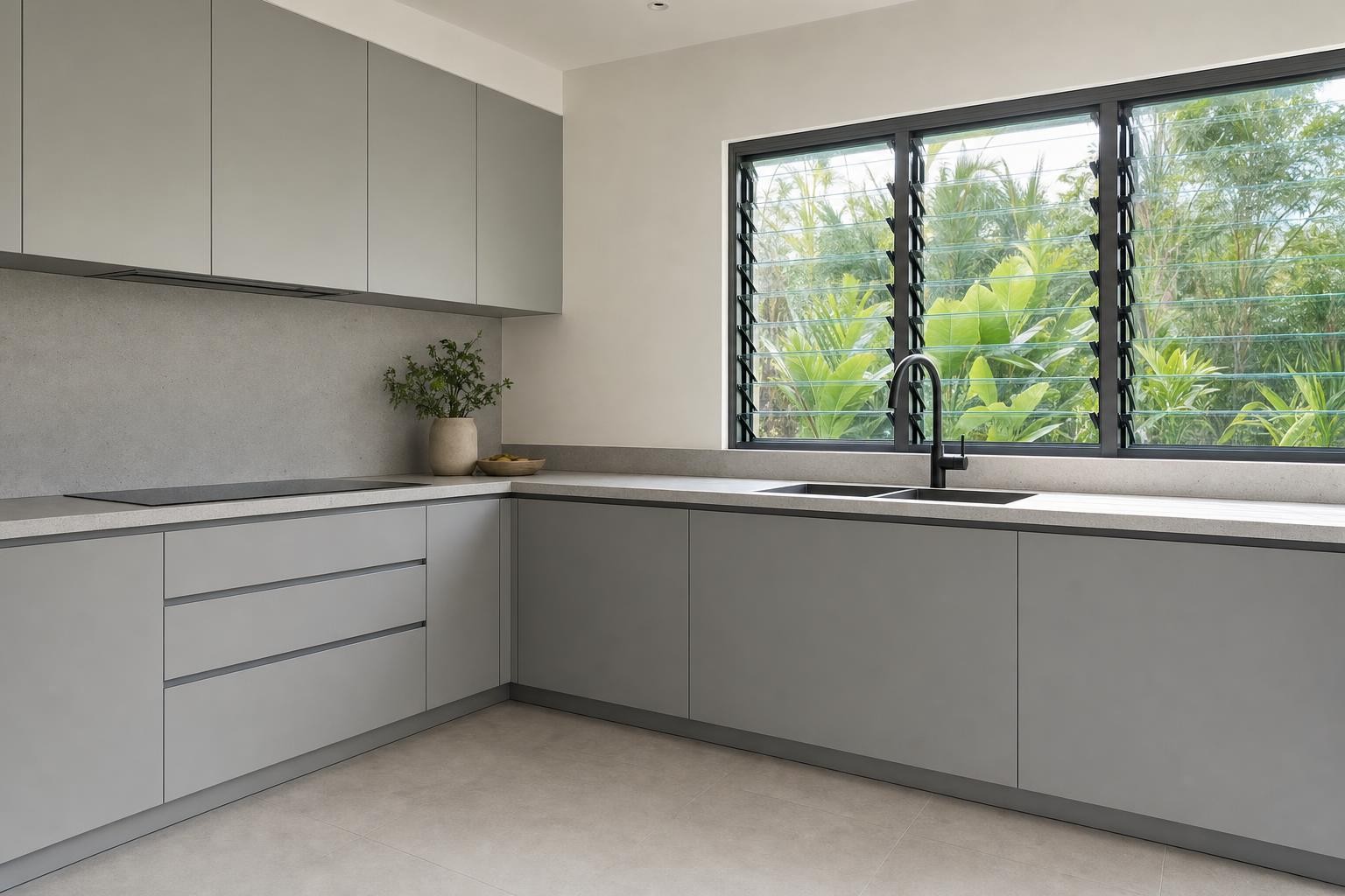 Simple Modern Minimalist · Kitchen