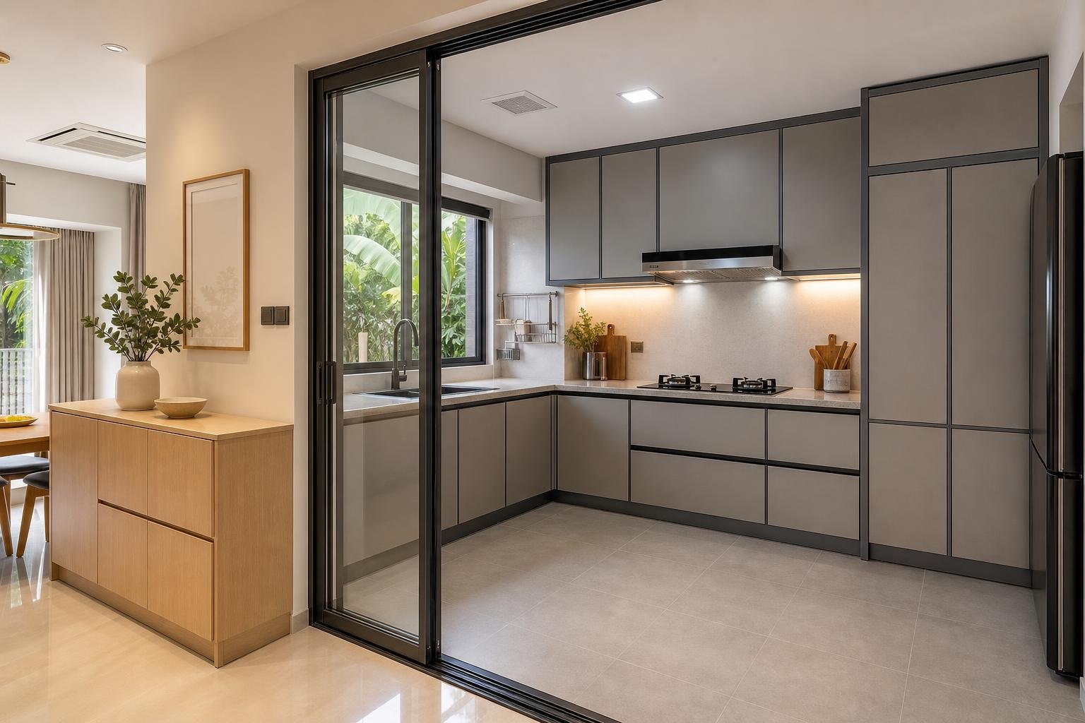 Simple Modern Minimalist · Kitchen