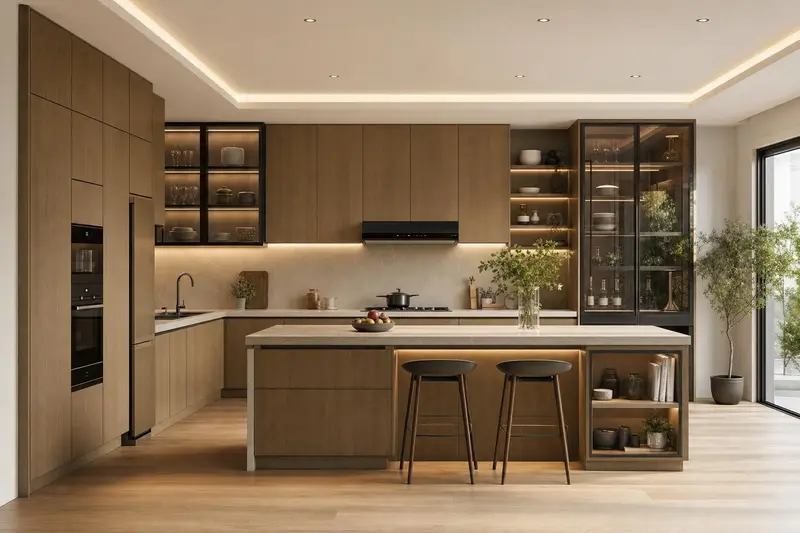 A curated ELS kitchen render