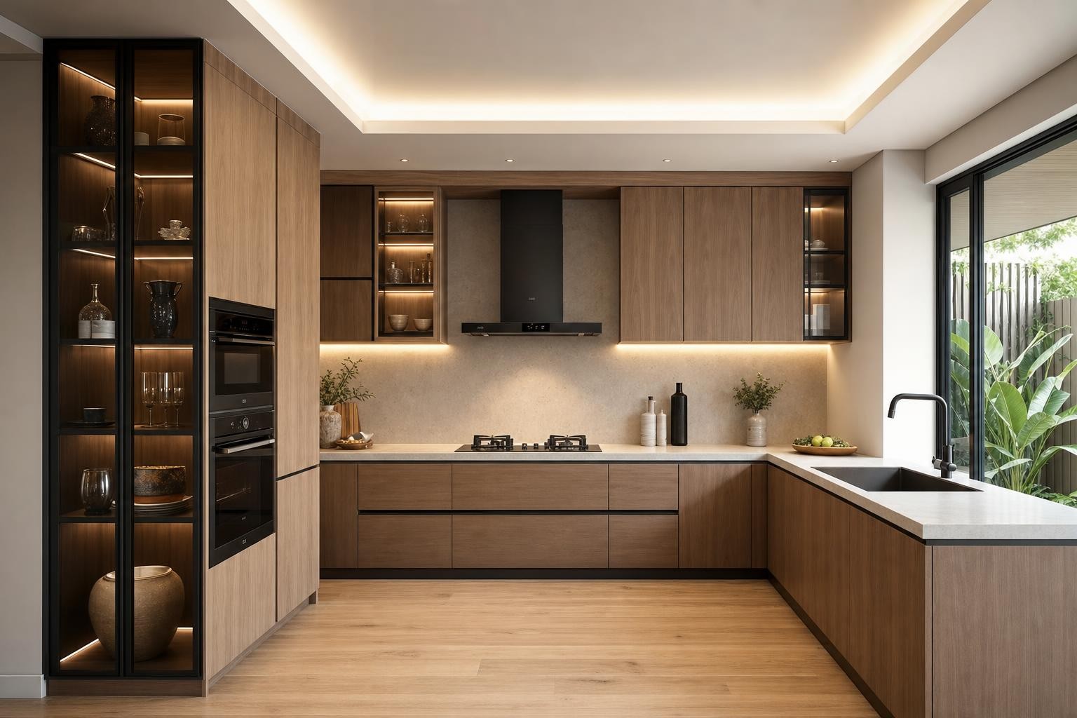 Warm Wood Modern · Kitchen