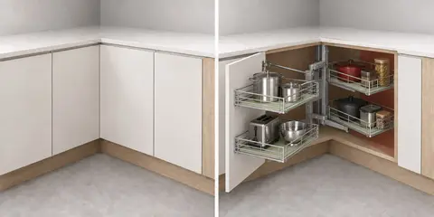 Corner solution — Magic-corner swing-out
