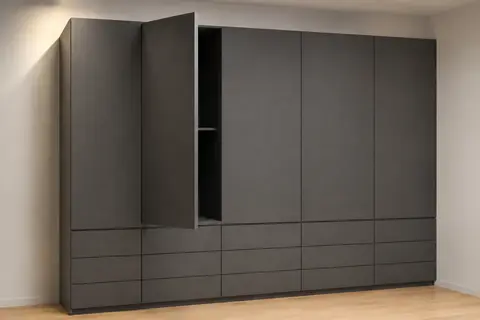 Cabinet-front surface material — HPL