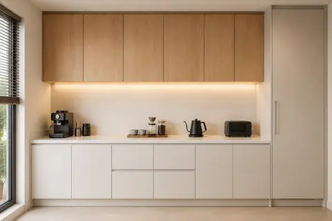Dry pantry backsplash — Washable paint