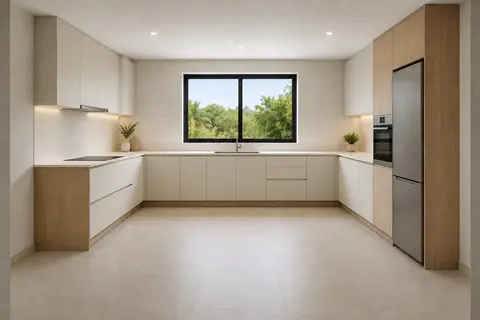 Kitchen layout — U-shaped