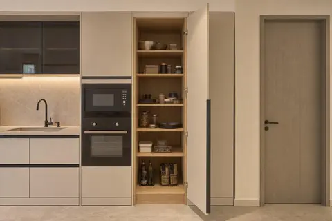 Base-cabinet storage — Shelves