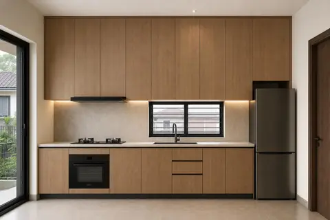 Cabinet-to-ceiling junction — Ceiling