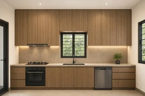 Cabinet-to-ceiling junction — Tall