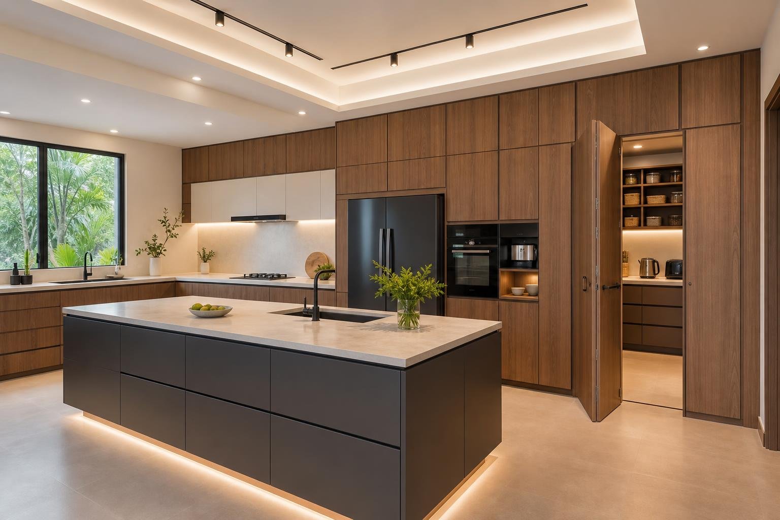 Warm Wood Modern · Kitchen