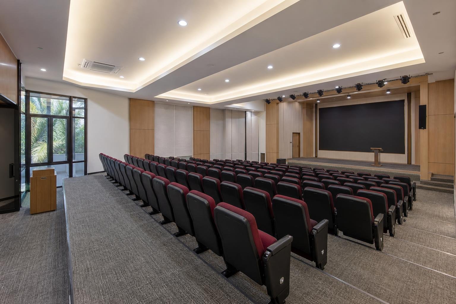 tiered lecture theatre