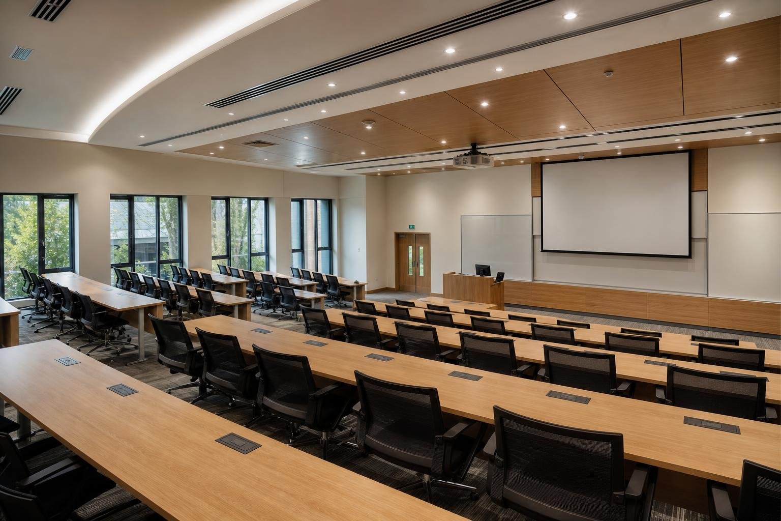 tiered lecture theatre — concept study