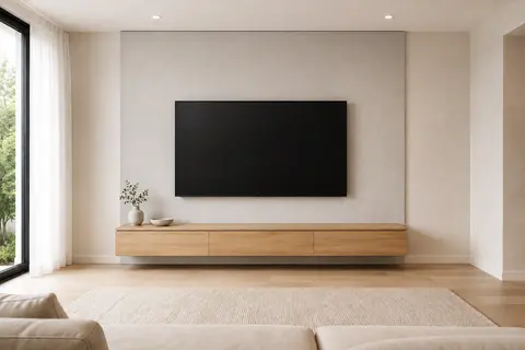 TV wall composition — Console panel
