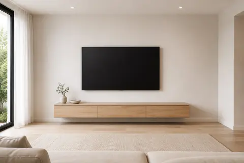 TV wall composition — Console