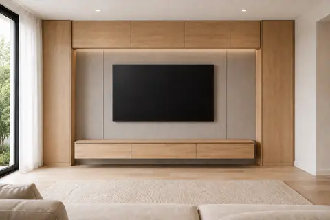 TV wall composition — Full wall