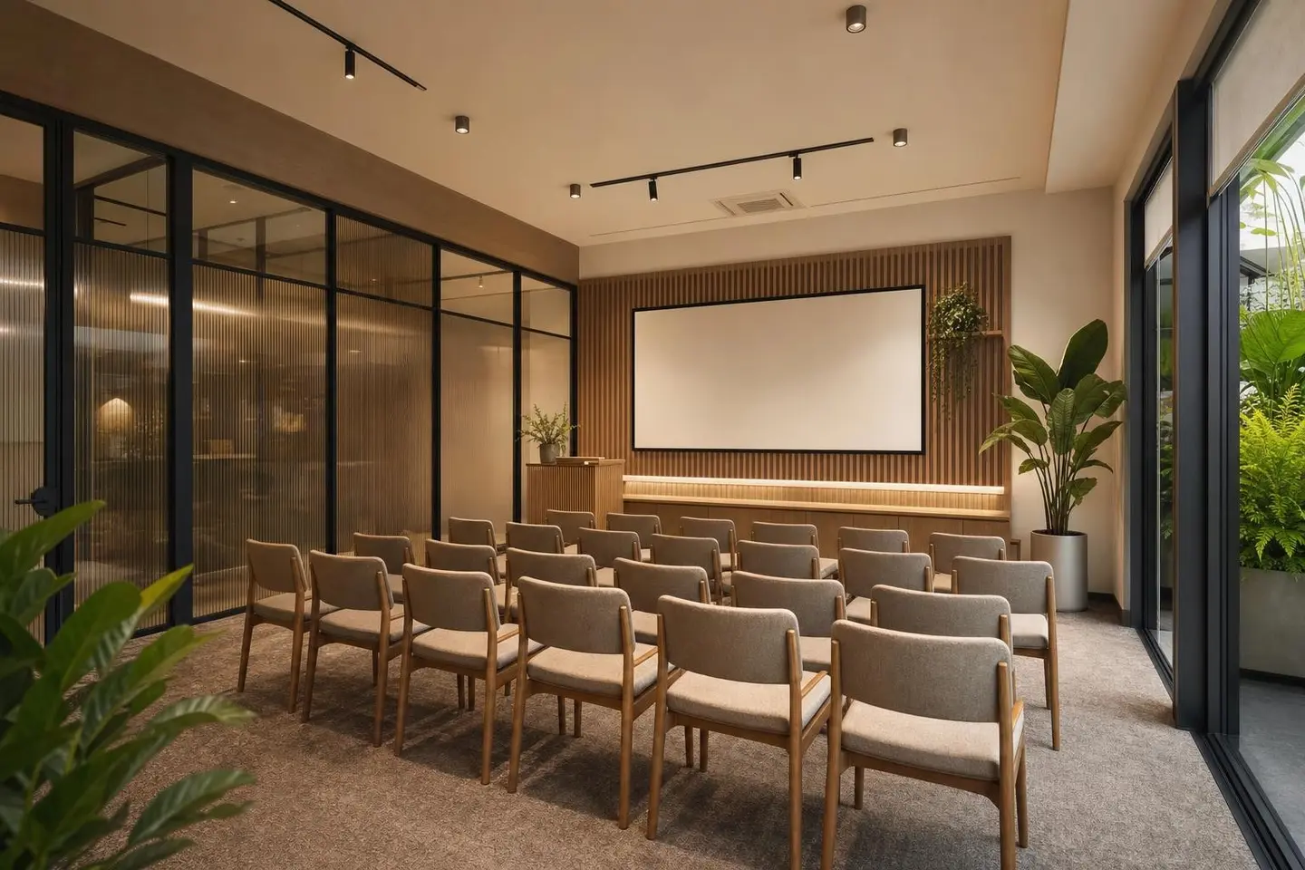 Office glass partition design concept